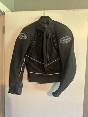 Vanson Cobra Mark Falcon Cordura Textile Motorcycle Jacket Armor small women